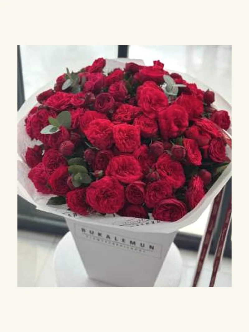 51 пионовидная роза
